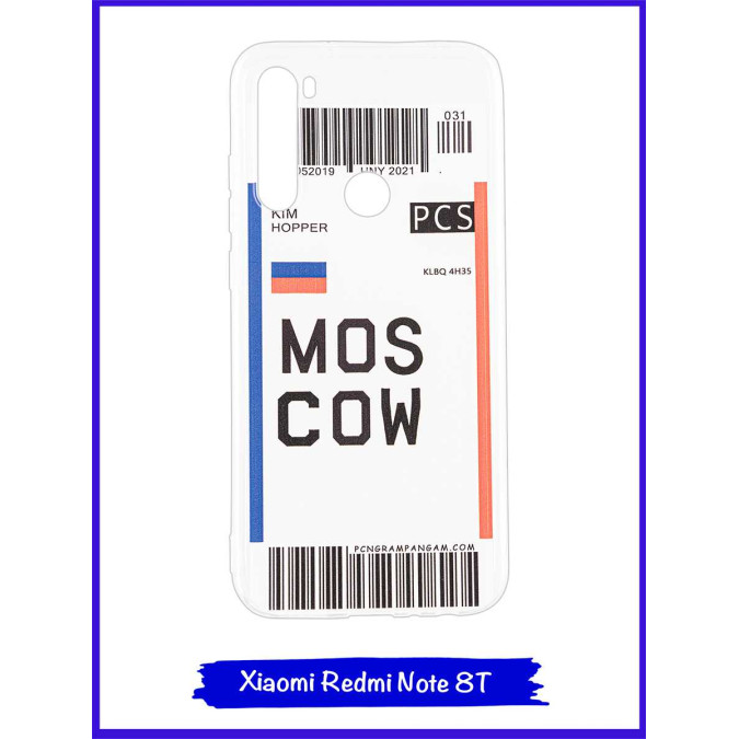 Чехол дизайнерский для Xiaomi Redmi Note 8T. Moscow.