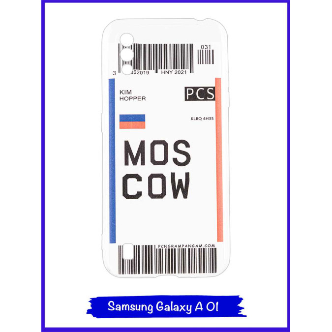 Чехол дизайнерский для Samsung Galaxy A01. Moscow.