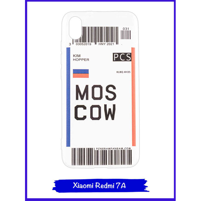 Чехол дизайнерский для Xiaomi Redmi 7A. Moscow.