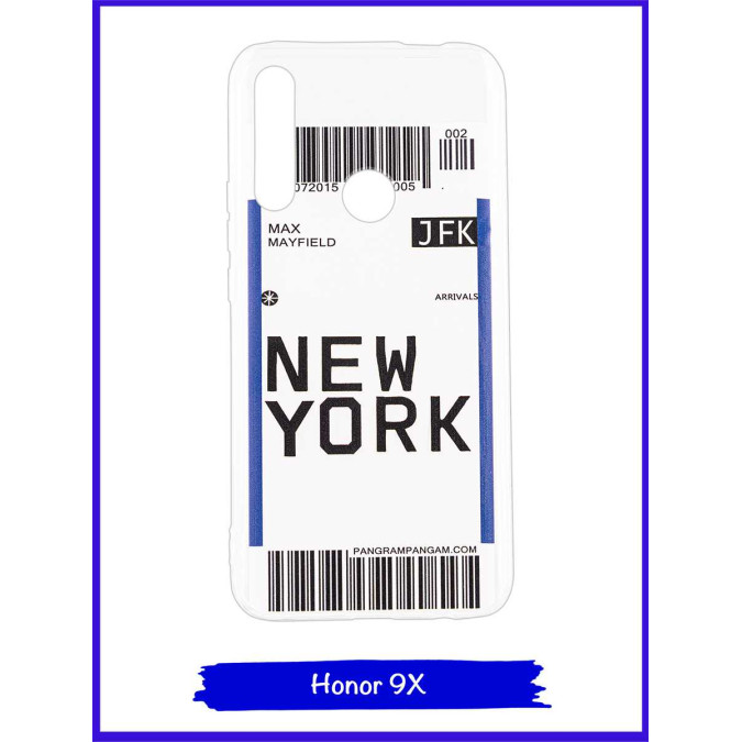 Чехол дизайнерский для Huawei Honor 9X / Huawei P Smart Z / Huawei Y9 Prime 2019. New York.