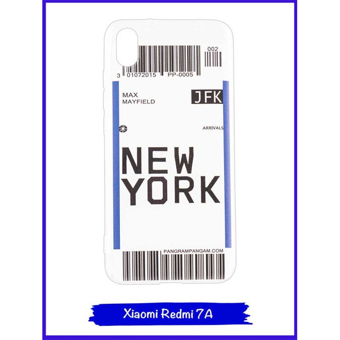 Чехол дизайнерский для Xiaomi Redmi 7A. New York.