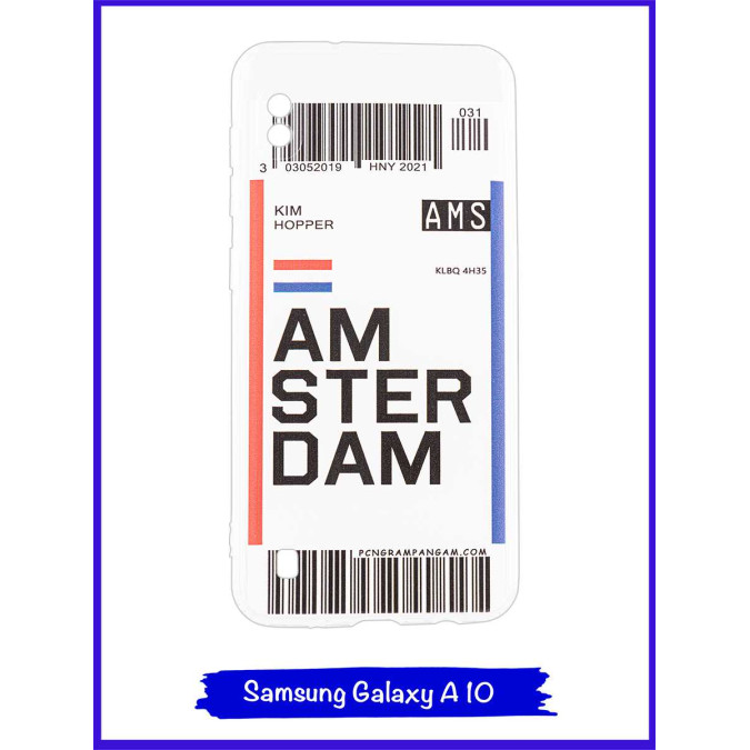 Чехол дизайнерский для Samsung Galaxy A10. Amsterdam.