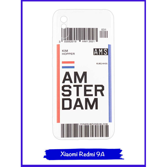 Чехол дизайнерский для Xiaomi Redmi 9A. Amsterdam.