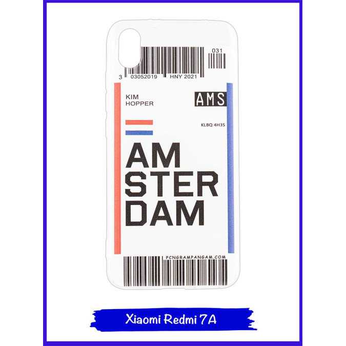 Чехол дизайнерский для Xiaomi Redmi 7A. Amsterdam.