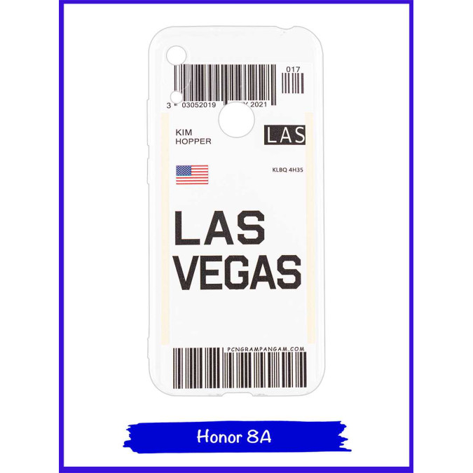 Чехол дизайнерский для Huawei Honor 8A / Huawei Y6s (2019) / Huawei Y6 Prime (2019). Las Vegas.