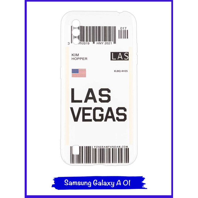 Чехол дизайнерский для Samsung Galaxy A01. Las Vegas.