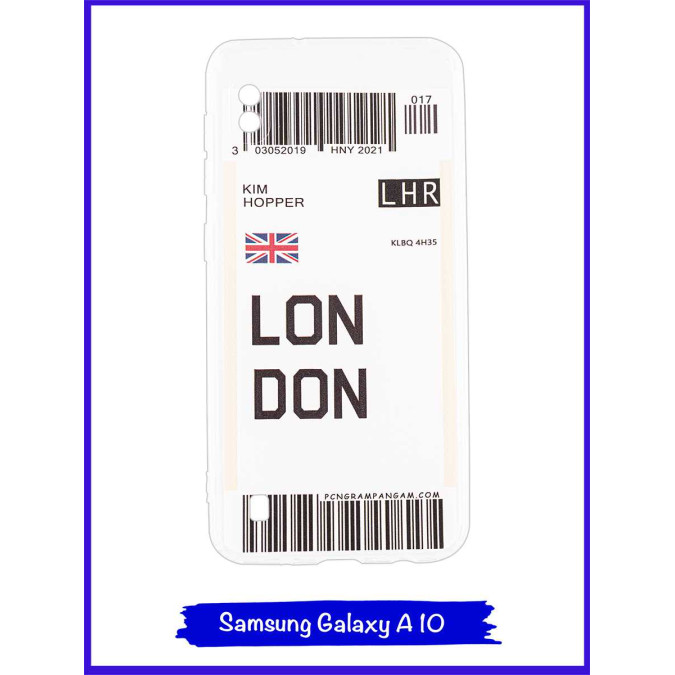 Чехол дизайнерский для Samsung Galaxy A10. London.