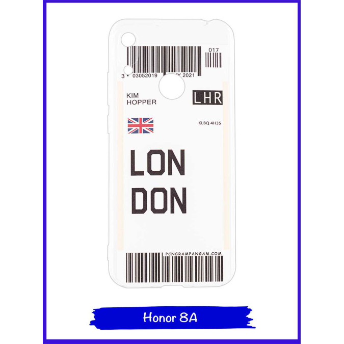 Чехол дизайнерский для Huawei Honor 8A / Huawei Y6s (2019) / Huawei Y6 Prime (2019). London.