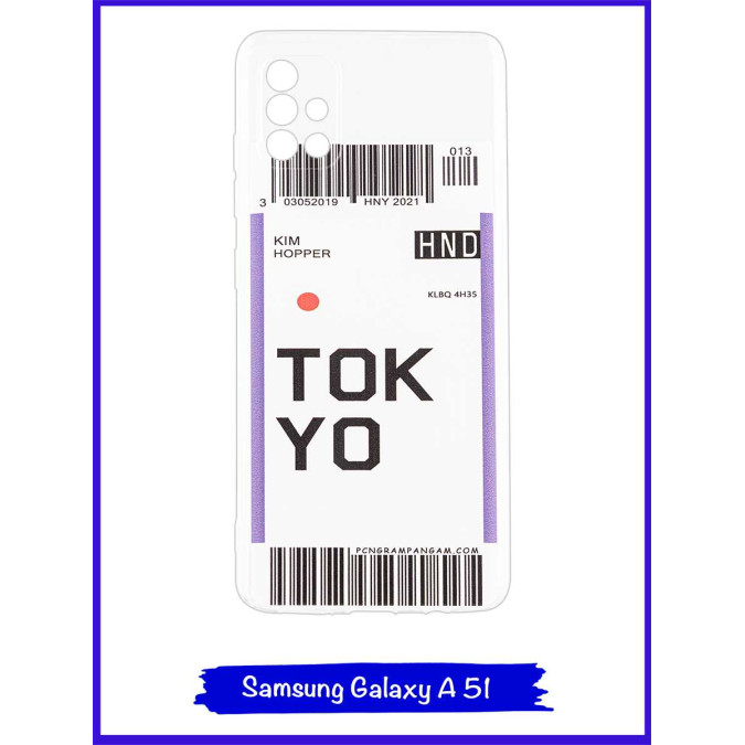 Чехол дизайнерский для Samsung Galaxy A51. Tokyo.