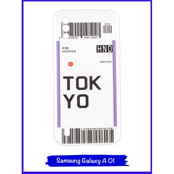 Чехол дизайнерский для Samsung Galaxy A01. Tokyo.