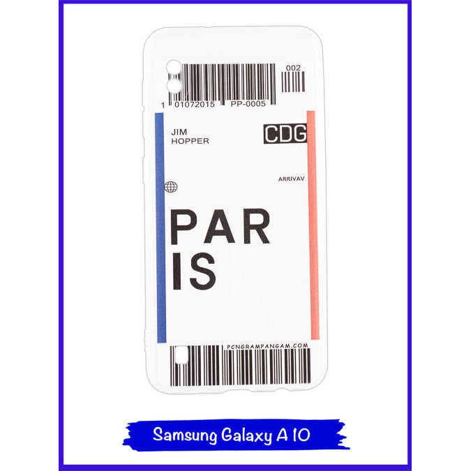 Чехол дизайнерский для Samsung Galaxy A10. Paris.