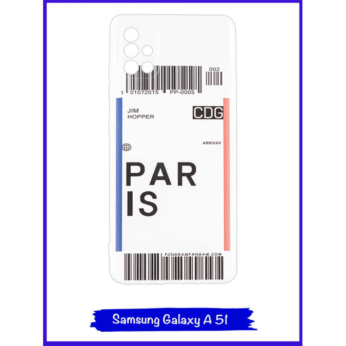 Чехол дизайнерский для Samsung Galaxy A51. Paris.