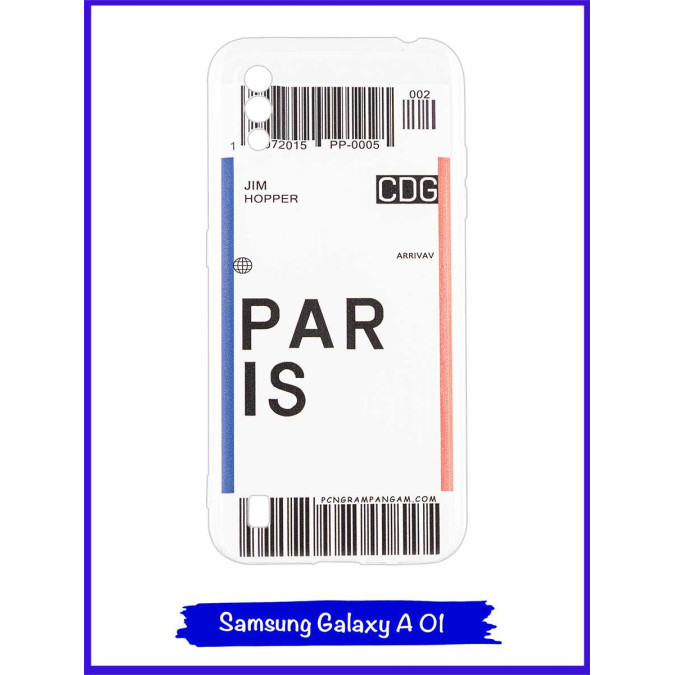 Чехол дизайнерский для Samsung Galaxy A01. Paris.